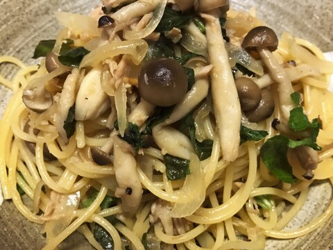 麺つゆで簡単 ツナしめじ和風パスタ レシピ 作り方 By あみな 楽天レシピ